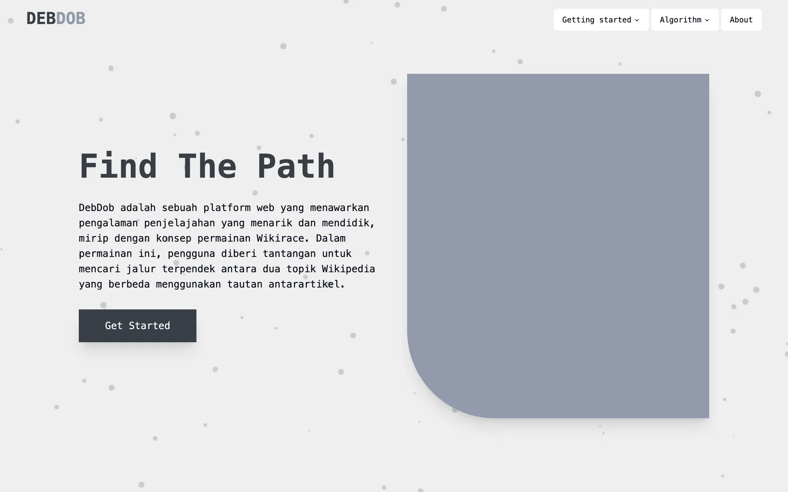 DebDob: Wikipedia Racer screenshot 1