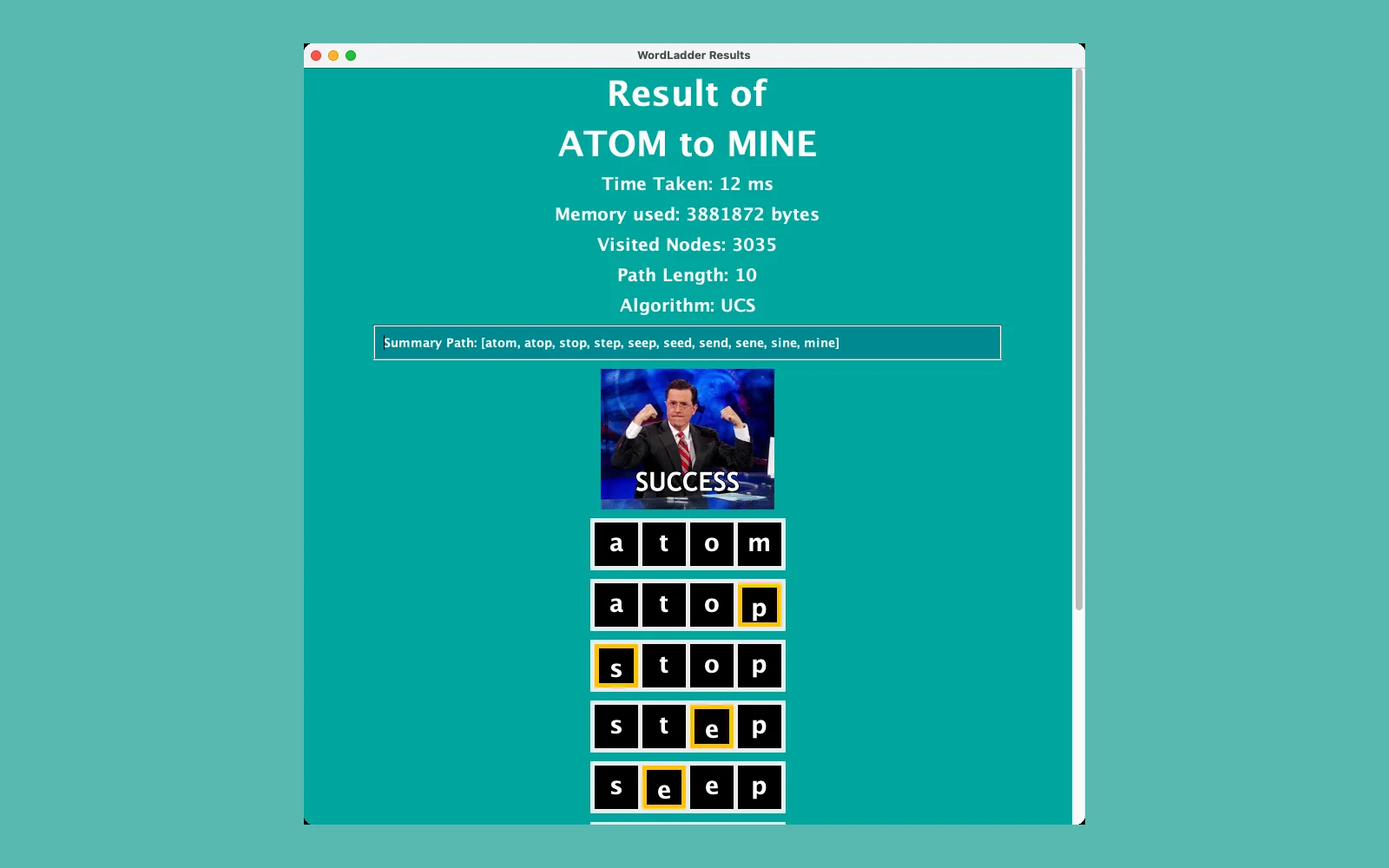 Word Ladder Solver screenshot 1