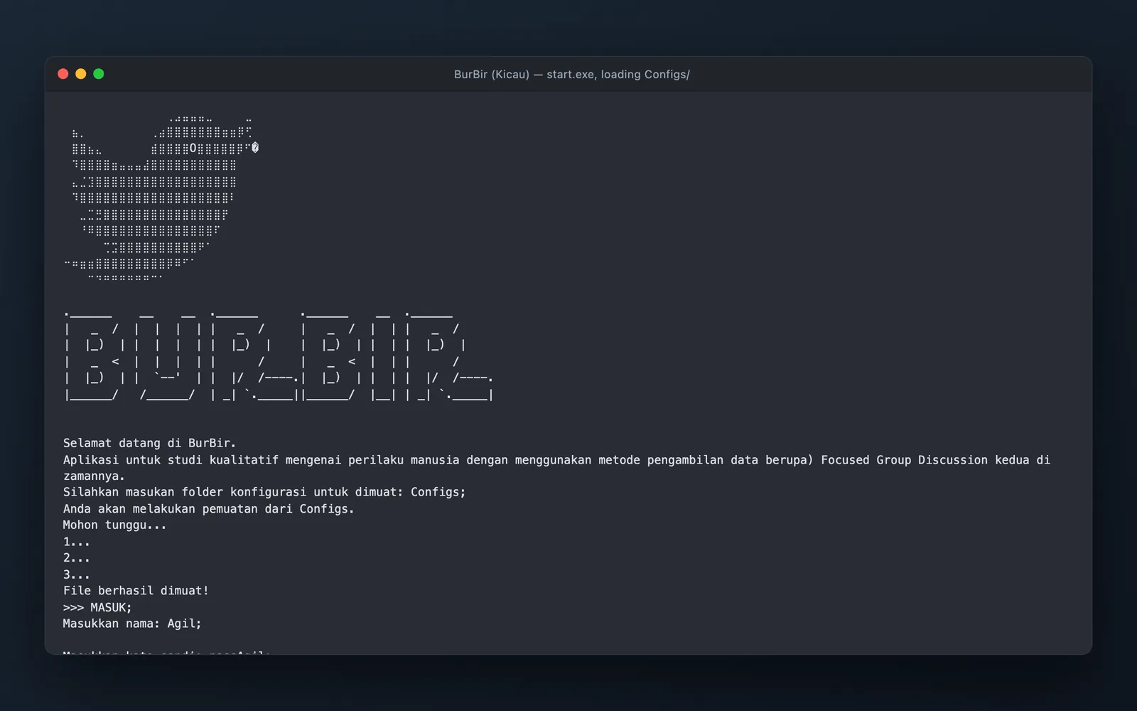 Kicau: CLI Social Network screenshot 1
